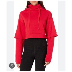 Alo Yoga Sweatshirt Eternal Hoodie Red